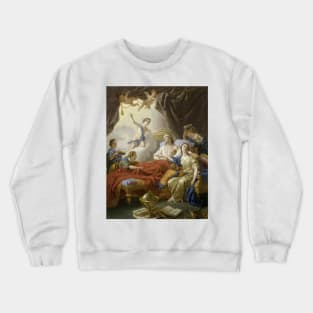 Allegory on the Death of the Dauphin by Louis-Jean-Francois Lagrenee Crewneck Sweatshirt